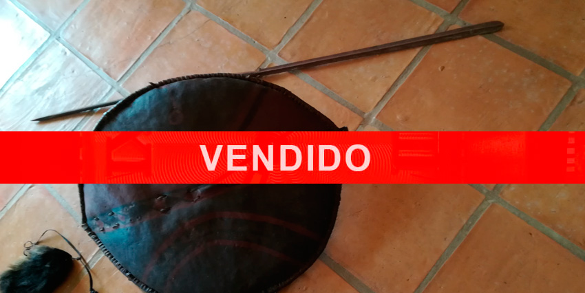 ESCUDO Y PAREJA DE LANZAS